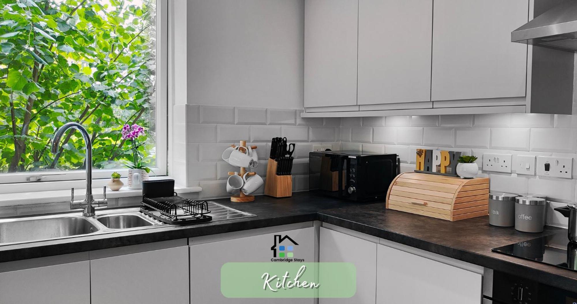 Cambridge Stays Central Apart Hotel 2Br Flats-Easy Walk To City Centre-Parking-Balcony Exterior photo